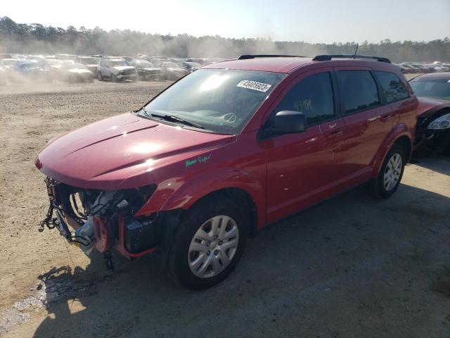 DODGE JOURNEY SE 2018 with VIN 3C4PDCAB3JT521352 - Photo from auction