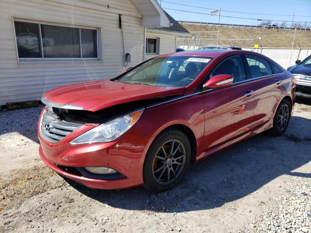 HYUNDAI SONATA 2014 with VIN 5NPEC4AC4EH836627 - Photo from auction