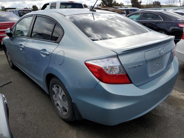Photo 2 from auction – 2012 HONDA CIVIC HYBR with VIN JHMFB4F36CS003683