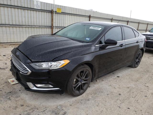 FORD FUSION SE 2018 with VIN 3FA6P0HD2JR262252 - Photo from auction