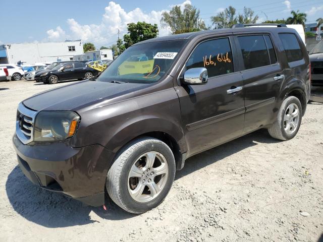 HONDA PILOT EX 2012 with VIN 5FNYF3H44CB004875 - Photo from auction