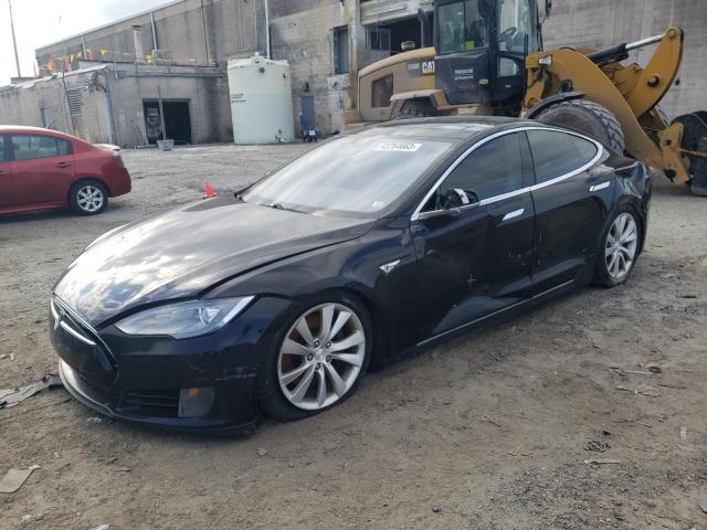 TESLA MODEL S 85 2015 with VIN 5YJSA1H20FF091590 - Photo from auction