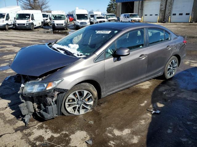 HONDA CIVIC EX 2013 с VIN 19XFB2F89DE092008 - Фото с аукциона