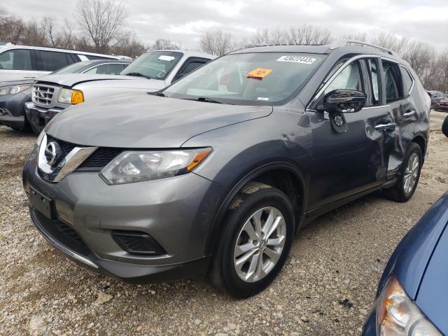NISSAN ROGUE S 2016 with VIN 5N1AT2MVXGC835637 - Photo from auction