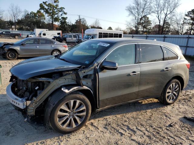 ACURA MDX TECHNO 2016 with VIN 5FRYD4H43GB016418 - Photo from auction