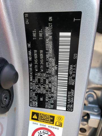 Photo 14 from auction – 2018 TOYOTA HIGHLANDER with VIN 5TDBZRFHXJS859806
