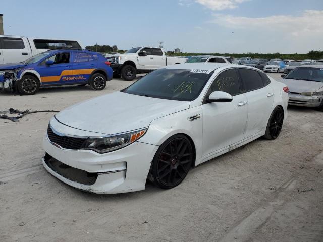 KIA OPTIMA EX 2017 with VIN 5XXGU4L38HG143885 - Photo from auction