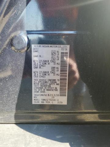 Photo 14 from auction – 2016 NISSAN ROGUE S with VIN 5N1AT2MV7GC826328