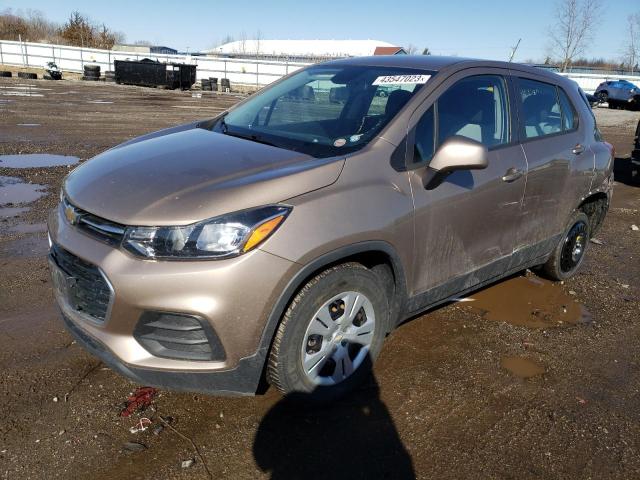 CHEVROLET TRAX LS 2018 with VIN 3GNCJKSB9JL175458 - Photo from auction