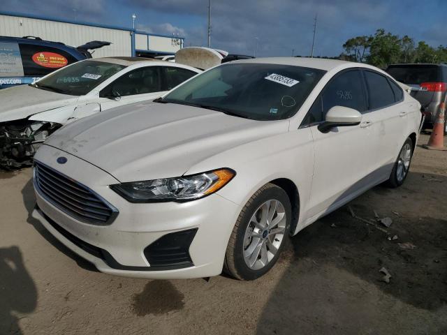 FORD FUSION SE 2020 with VIN 3FA6P0LU1LR161312 - Photo from auction