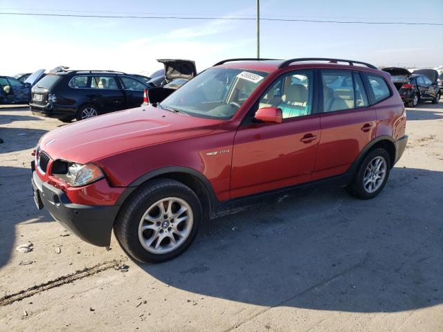 BMW X3 2.5I 2004 with VIN WBXPA73414WC41304 - Photo from auction