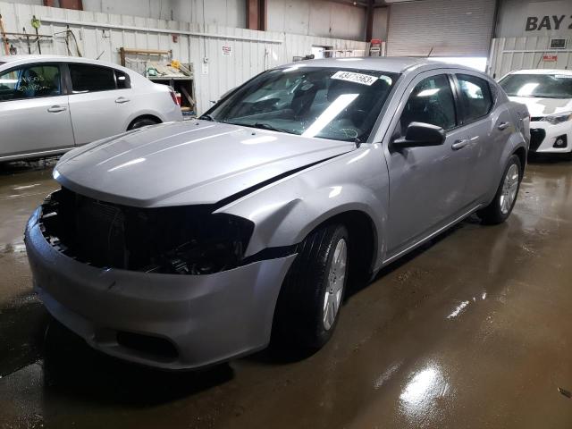 DODGE AVENGER SE 2013 with VIN 1C3CDZAB2DN741866 - Photo from auction