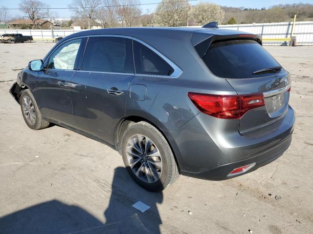 Photo 2 from auction – 2016 ACURA MDX TECHNO with VIN 5FRYD3H48GB012827