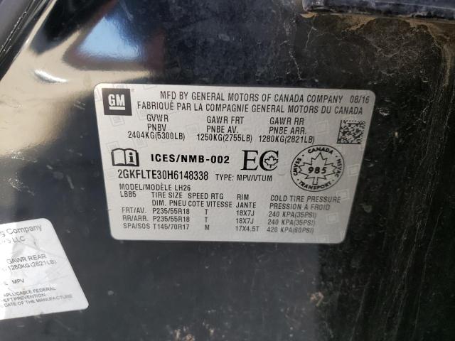 Photo 14 from auction – 2017 GMC TERRAIN SL with VIN 2GKFLTE30H6148338