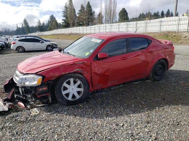 DODGE AVENGER SX 2012 with VIN 1C3CDZEG6CN182553 - Photo from auction