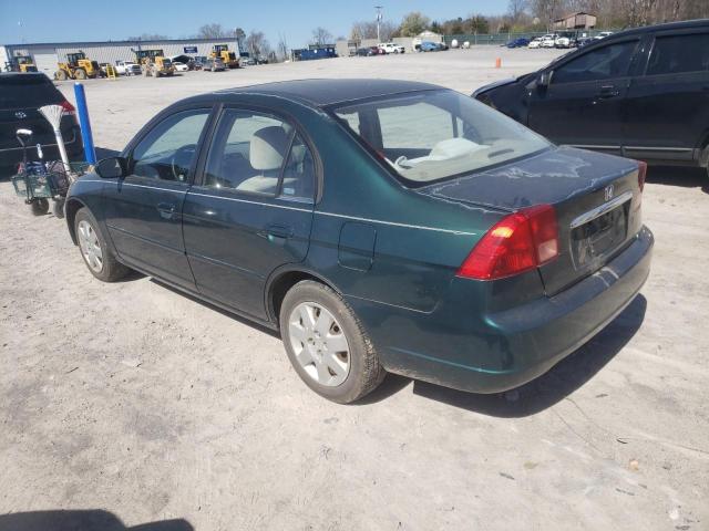 Photo 2 from auction – 2001 HONDA CIVIC EX with VIN 2HGES26781H612073