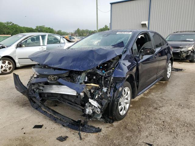 TOYOTA COROLLA LE 2021 with VIN JTDEPMAE0MJ154436 - Photo from auction