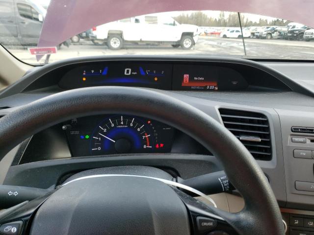 Photo 9 from auction – 2012 HONDA CIVIC LX with VIN 2HGFB2F51CH586888