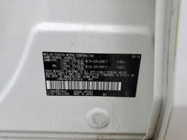Photo 14 from auction – 2014 TOYOTA RAV4 LE with VIN JTMZFREV2EJ010416