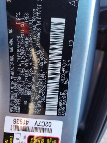 Photo 14 from auction – 2007 TOYOTA SIENNA CE with VIN 5TDZK23C97S077265