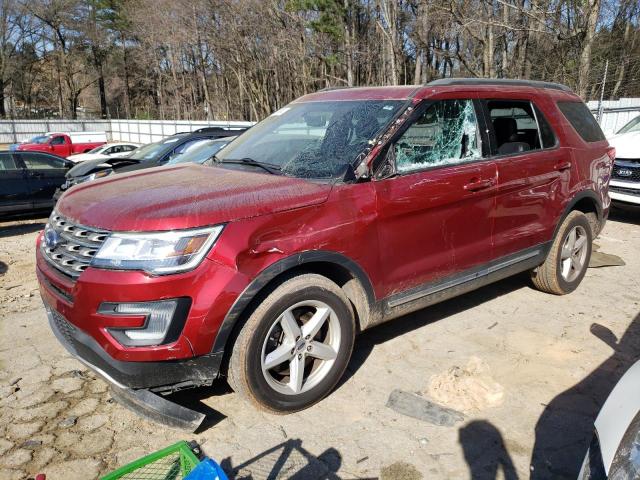 FORD EXPLORER X 2017 with VIN 1FM5K8D80HGD00635 - Photo from auction