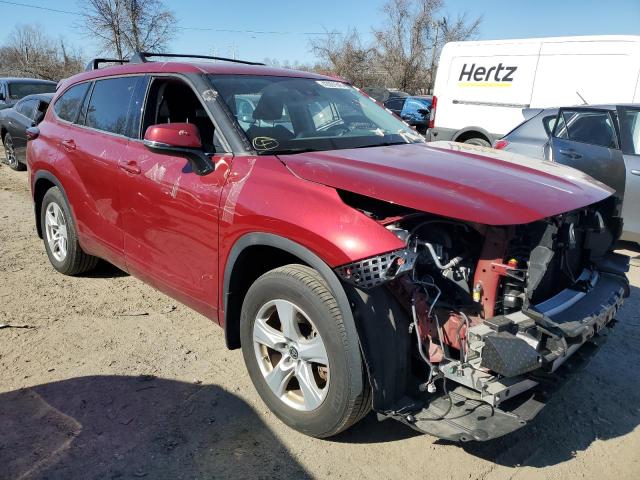 Photo 4 from auction – 2021 TOYOTA HIGHLANDER with VIN 5TDBZRBH8MS086490