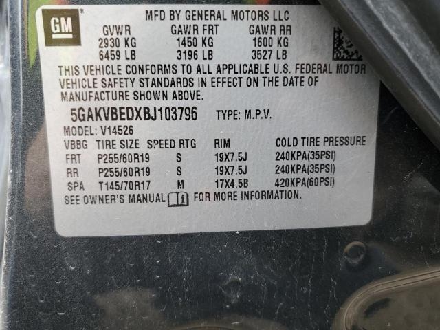 Photo 14 from auction – 2011 BUICK ENCLAVE CX with VIN 5GAKVBEDXBJ103796