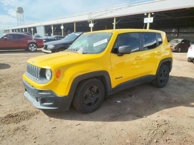 Photo 1 from auction – 2016 JEEP RENEGADE S with VIN ZACCJAAT3GPD40448