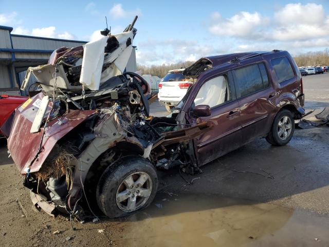 HONDA PILOT EXL 2011 with VIN 5FNYF4H59BB027873 - Photo from auction