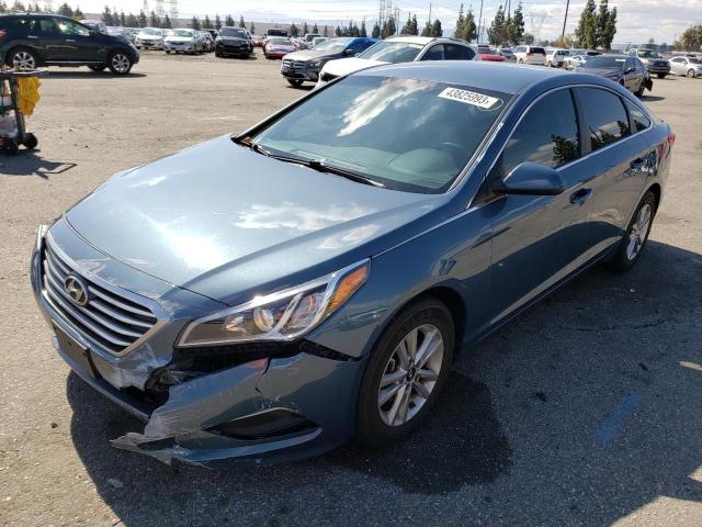 HYUNDAI SONATA SE 2016 with VIN 5NPE24AF0GH357668 - Photo from auction