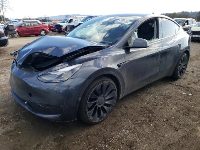TESLA MODEL Y 2022 with VIN 7SAYGDEF7NF409143 - Photo from auction