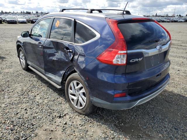 Photo 2 from auction – 2015 HONDA CR-V EXL with VIN 2HKRM4H77FH615161