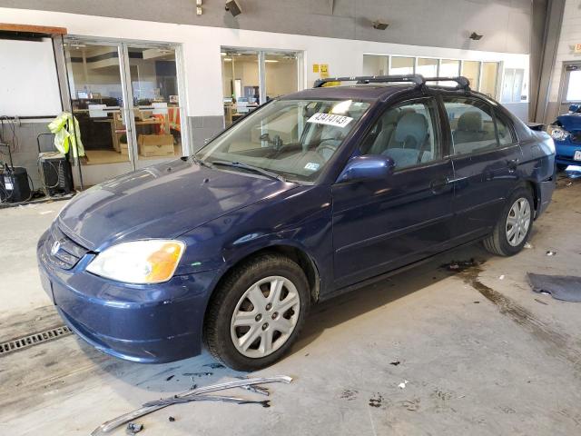 Photo 1 from auction – 2003 HONDA CIVIC EX with VIN 2HGES26813H587898
