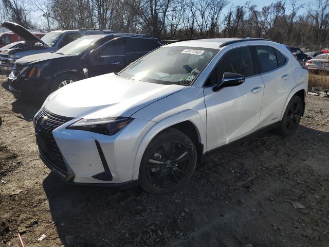 LEXUS UX 250H 2021 with VIN JTHP9JBH7M2047600 - Photo from auction