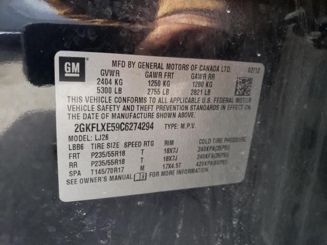 Photo 14 from auction – 2012 GMC TERRAIN SL with VIN 2GKFLXE59C6274294