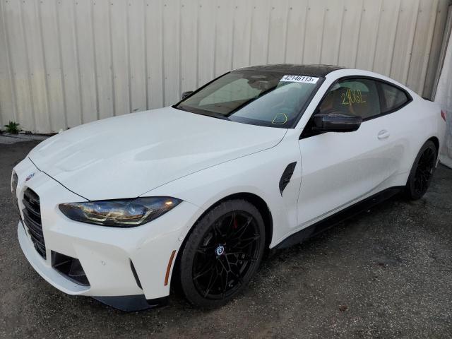 BMW M4 COMPETI 2021 with VIN WBS33AZ07MCG54927 - Photo from auction