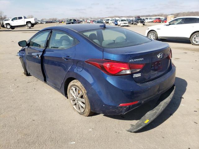 Photo 2 from auction – 2016 HYUNDAI ELANTRA SE with VIN 5NPDH4AE2GH745261