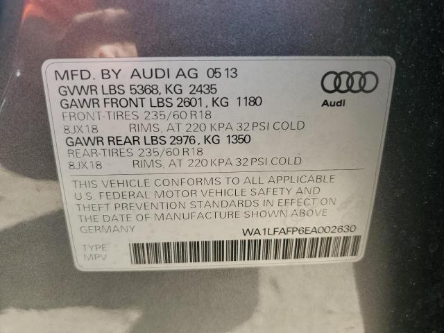 Zdjęcie 14 z aukcji – 2014 AUDI Q5 PREMIUM z VIN WA1LFAFP6EA002630