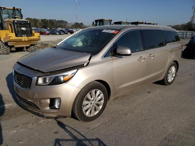 KIA SEDONA EX 2016 with VIN KNDMC5C16G6185043 - Photo from auction