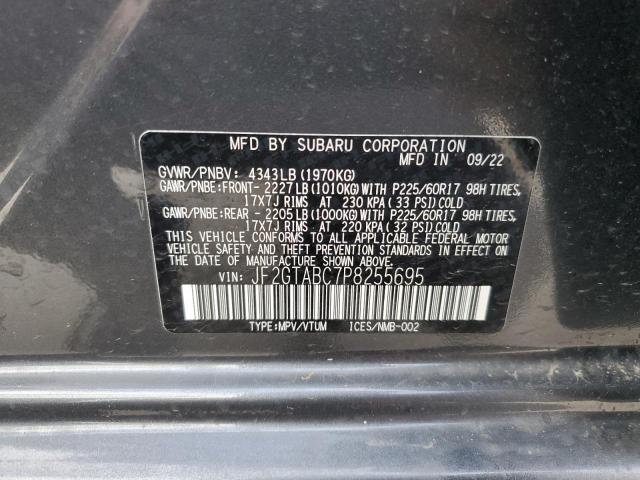 Photo 14 from auction – 2023 SUBARU CROSSTREK with VIN JF2GTABC7P8255695