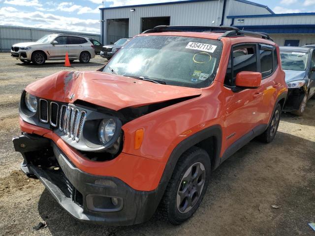 JEEP RENEGADE L 2015 with VIN ZACCJABH1FPC03470 - Photo from auction