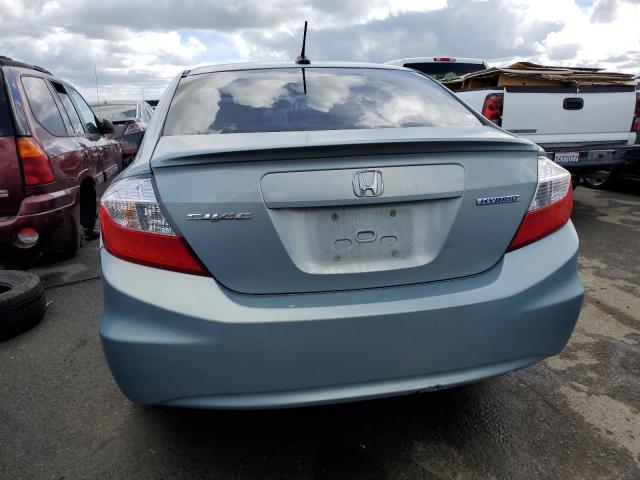 Photo 6 from auction – 2012 HONDA CIVIC HYBR with VIN JHMFB4F36CS003683