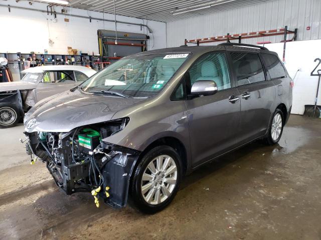 TOYOTA SIENNA XLE 2017 with VIN 5TDDZ3DC4HS167015 - Photo from auction