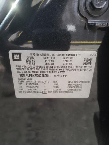 Photo 14 from auction – 2013 CHEVROLET EQUINOX LT with VIN 2GNALPEK3D6245054
