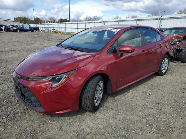 TOYOTA COROLLA LE 2022 with VIN JTDEPMAE2NJ193675 - Photo from auction