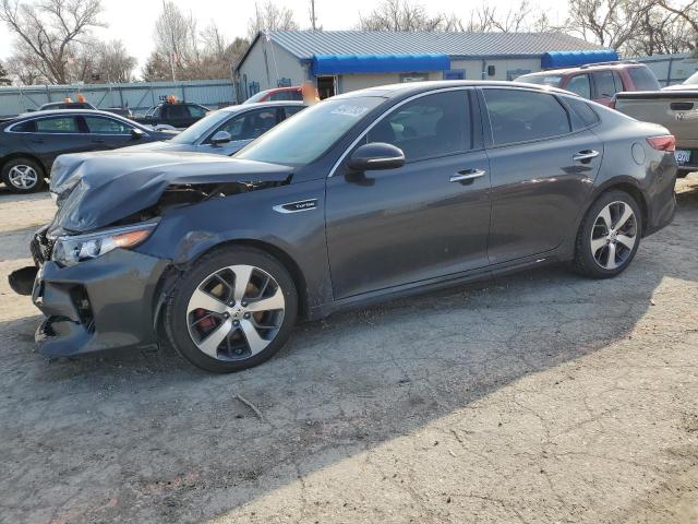 KIA OPTIMA SX 2018 with VIN 5XXGW4L20JG201642 - Photo from auction