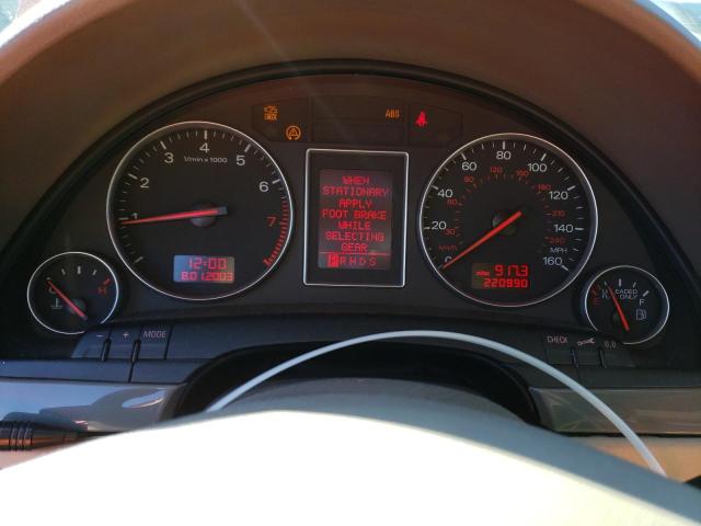 Photo 9 from auction – 2004 AUDI A4 1.8T QU with VIN WAULC68E04A143230