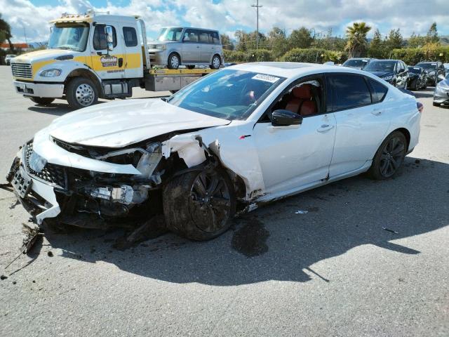 Photo 1 from auction – 2022 ACURA TLX TECH A with VIN 19UUB5F54NA001702