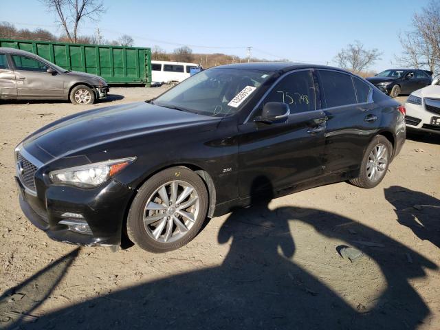 INFINITI Q50 BASE 2016 with VIN JN1CV7AR9GM250041 - Photo from auction