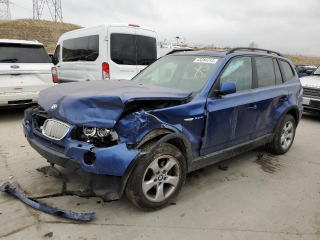 BMW X3 2007 with VIN WBXPC93467WF00380 - Photo from auction